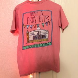 Frostbites comfort colors coral shirt